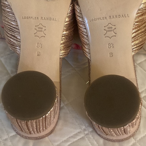 Loeffler Randall, Emilia pleated knot mule-Dune color - Picture 7 of 9